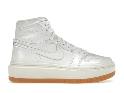 Женские кроссовки Jordan 1 Elevate, белые с gum подошвой