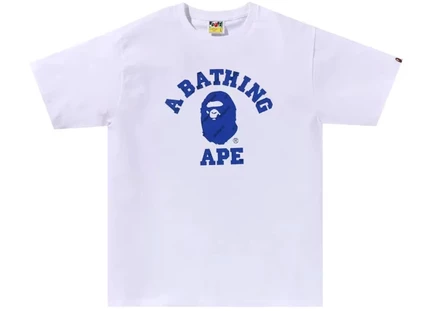 Мужская футболка Bape Hexagram College, белая