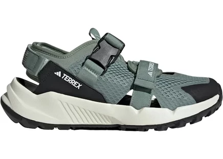 Мужские сандалии adidas terrex hydroterra, серебристо-зеленые