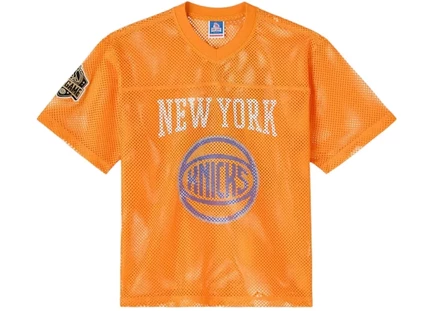 Мужская майка OVO NBA New York Knicks сетчатая, оранжевая