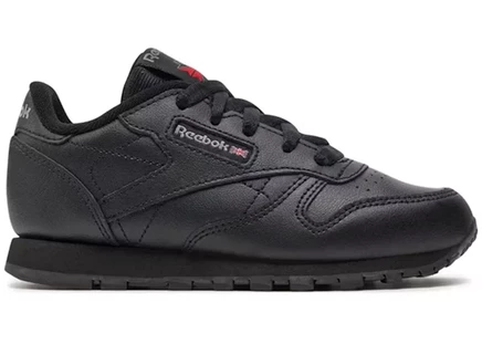 Детские кроссовки Reebok Classic Leather Core, черные