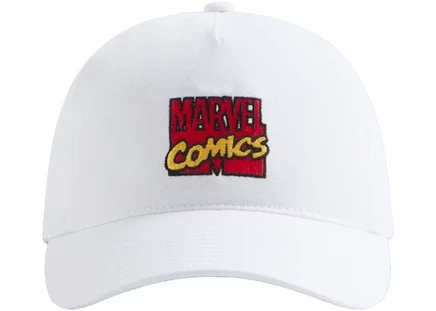 Унисекс кепка KITH x Marvel Gwynn Pinch Crown snapback, белая