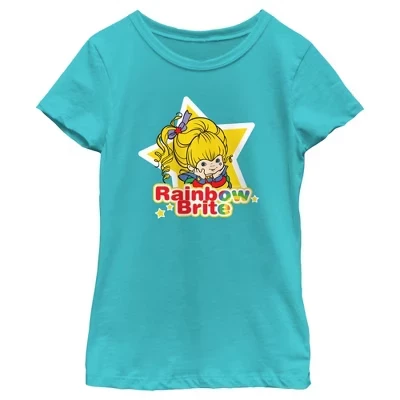 Футболка для девочек Rainbow Brite Star, синяя