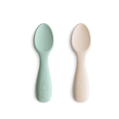 Силиконовые ложки для закусок для малышей, 2 упаковки cambridge blue /зыбучий песок