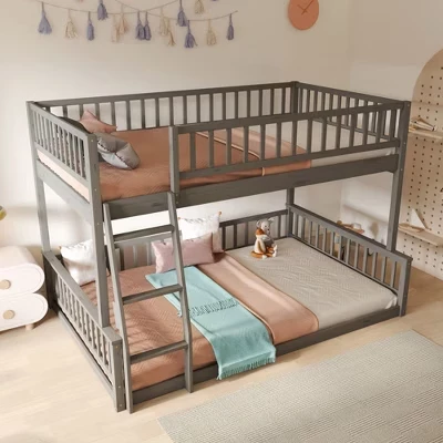 Двухъярусная кровать Twin XL над кроватью размера 