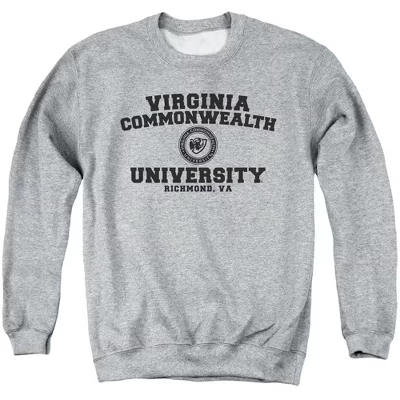 Унисекс-свитшот Virginia Commonwealth, серый меланж