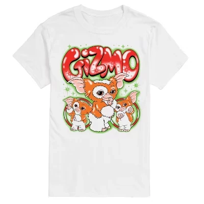 Мужская футболка с коротким рукавом и графическим рисунком Gizmo Airbrush, белая