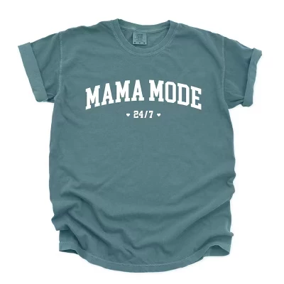 Женская футболка Simply Sage Market Mama Mode 24/7, синяя