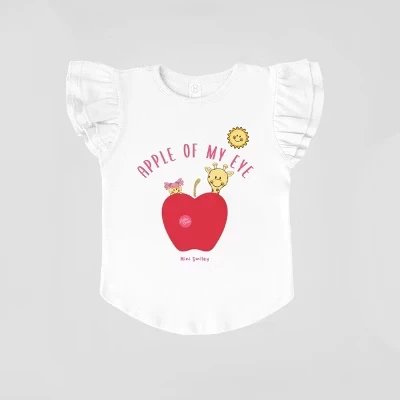 Детская футболка The Juniper Shop Mini Smiley, белая