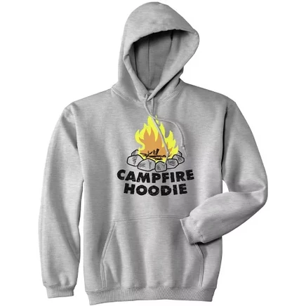 Толстовка с капюшоном Campfire Hoodie Funny Happy Camper Для летнего кемпинга на открытом воздухе - Толстовка с капюшоном Crazy Dog для отдыхающих