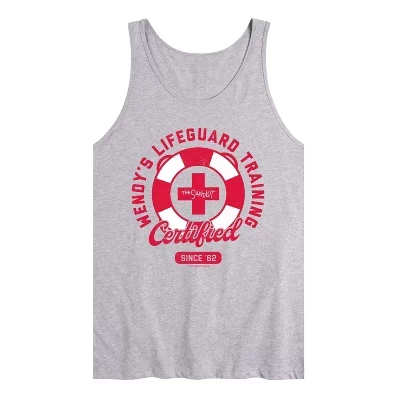 Мужская тренировочная майка Wendys Lifeguard с графическим рисунком athletic heather