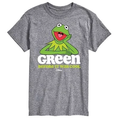 Мужская футболка Kermit Green Before It Was Cool с коротким рукавом и графическим рисунком athletic heather