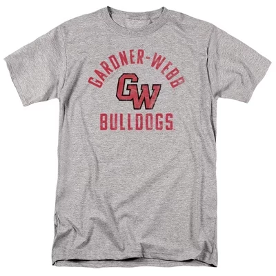 Мужская футболка NCAA Gardner Webb с логотипом, меланжевая