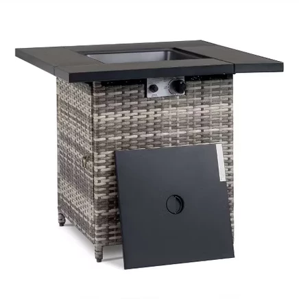 Стол-очаг Karl home газовый, из нержавеющей стали 63×71 см