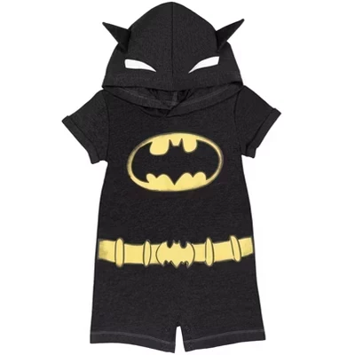 Ромпер для мальчика DC Comics Batman, черный