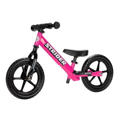 Детский беговел Strider Sport 12″, розовый