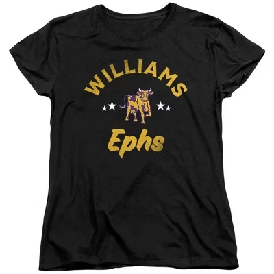 Женская футболка Williams College Ephs athletic heather