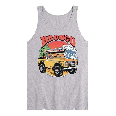 Мужская - - Пляжная майка Bronco с графическим рисунком athletic heather