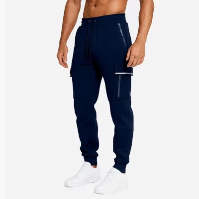 Мужские джоггеры Blue Ice Modern Fit с карманами, синие