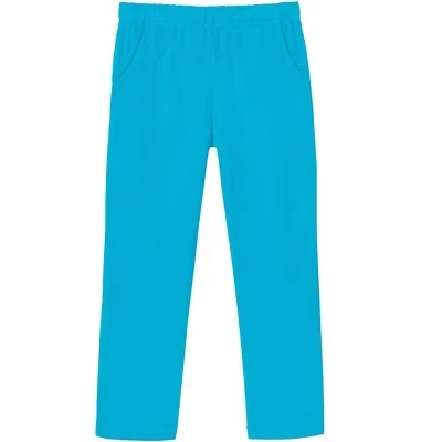 Детские брюки City Threads хлопковые с UPF 50+, бирюзовые