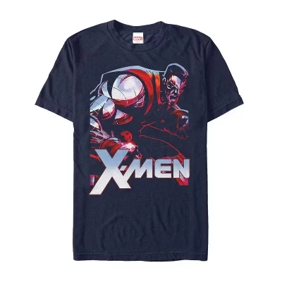 Мужская футболка Marvel X-Men Colossus, синяя