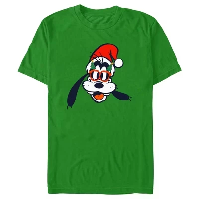 Мужская футболка Mickey Mouse & Friends с Гуфи, зеленая