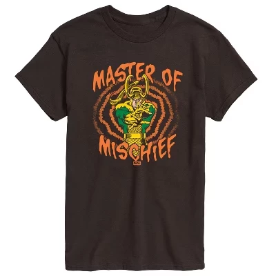 Мужская футболка с коротким рукавом Loki Master Of Mischief с графическим рисунком