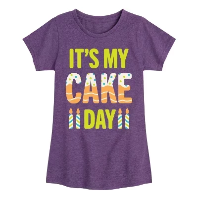 Приталенная футболка с коротким рукавом и рисунком Its My Cake Day