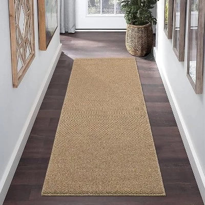 Ковёр Acekool 61×183 см моющийся, коричневый