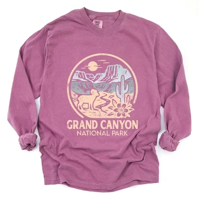 Женский лонгслив Simply Sage Market Grand Canyon, ягодный