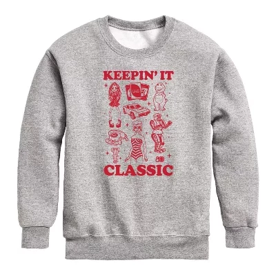 Мальчиковая толстовка Mattel Keepin It Classic, серо-меланжевая