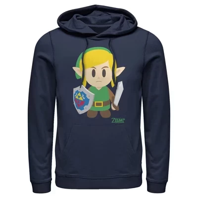 Мужское худи Nintendo Zelda: Link’s Awakening, синее