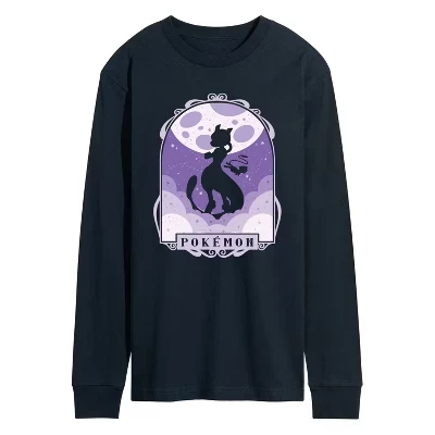 Мужской лонгслив Pokemon Mewtwo Mew, синий