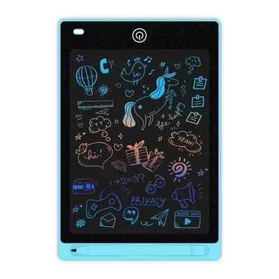 Link Kids LCD 10inch Color Writing Doodle Board Tablet Electronic Erasable Reusable Drawing Pad Educational & Learning Toy light blue