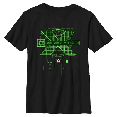 Футболка для мальчиков WWE DX Generation, черная