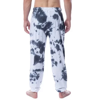 Мужские пижамные брюки с логотипом DC Comics The Joker Rock Tie-Dye для взрослых, разноцветные, разноцветные
