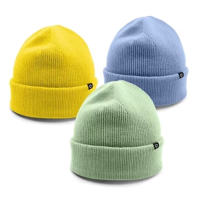 Шапочка из мягкого трикотажа 3 упаковки Стрейч Skully Теплая зимняя лыжная цвет 19