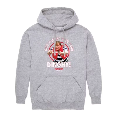 Мужская одежда Tommy Boy, флисовый пуловер с капюшоном и графическим принтом, хватит играть со своей лодкой - athletic heather
