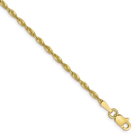 Браслет Black Bow Jewelry, золотая цепь 1,8 мм