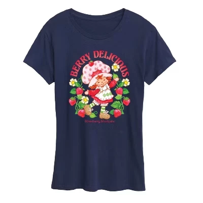 Женская футболка Strawberry Shortcake «Ягодная», синяя