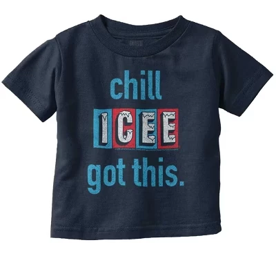 Детская футболка Brisco Brands Icee Logo, синяя