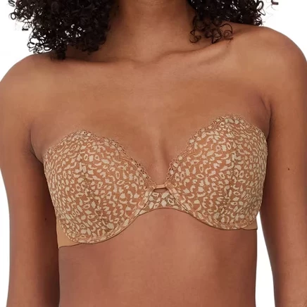 Skarlett Blue Women's Rouse Full Coverage Lightly Lined Strapless Bra 339221 30ddd / ginger/ivory