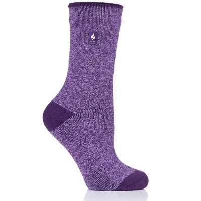 Женские носки Heat Holders Viola LITE Twist, фиолетовые
