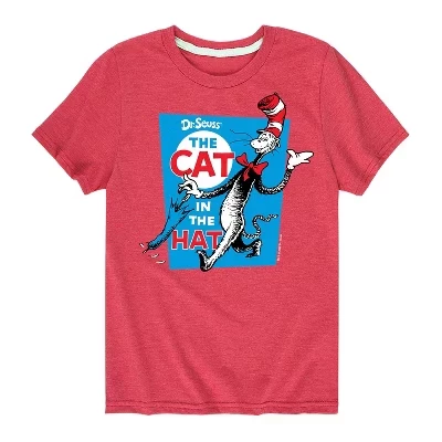 Футболка для мальчиков Dr. Seuss Cat in the Hat, красная