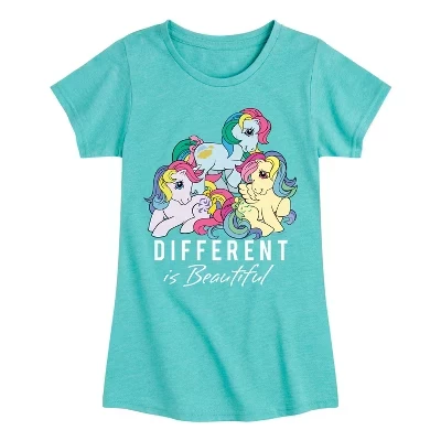 Футболка для девочек My Little Pony Different, бирюзовая