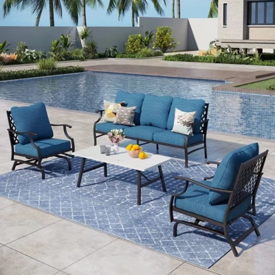 Комплект мебели Captiva Designs, 4 предмета, синий
