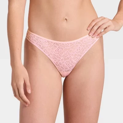 Женское нижнее белье Cheeky из розового кружева - ™ pink