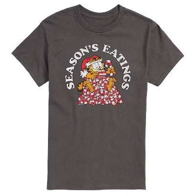 Мужская футболка Garfield Seasons Eatings, графитовая
