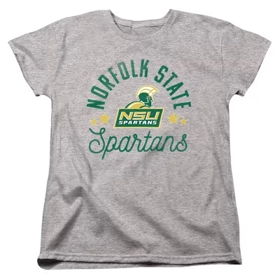 Женская футболка Norfolk State University Spartans черного цвета