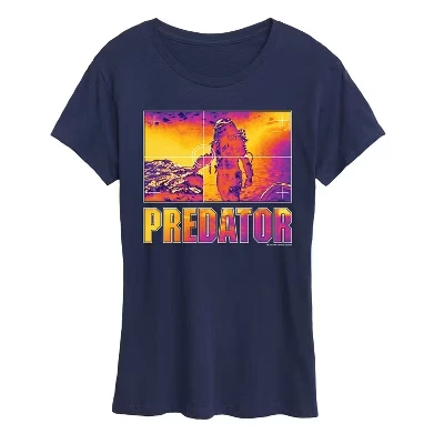 Женская термофутболка Predator Thermal Vision, темно-синяя